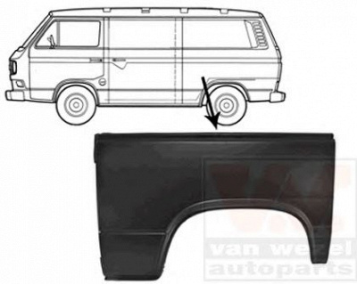 VAN WEZEL 5870147 -  Боковина